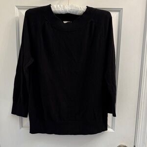 LOFT Classic Black Crew Neck Sweater